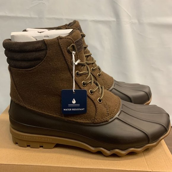 Mens Sperry Avenue Duck Wool Boots In 